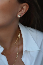 Jeberg Jewellery - Arrow studs gold