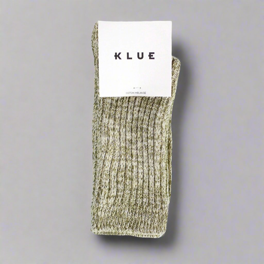 Klue - Cotton pattern socks | green