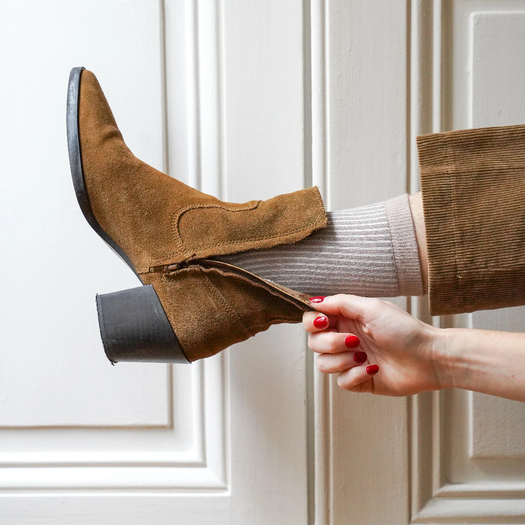 Klue - Glitter Lurex socks | stripes grey mist | eco-friendly lyocell
