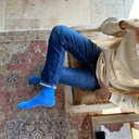 Klue - Organic solid socks | blue