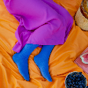 Klue - Organic solid socks | blue