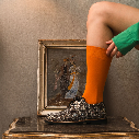 Klue - Organic solid socks | orange