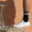Klue - Tennis sport socks | black white | organic cotton