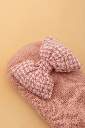 MDMD - Magic Shoes pink bow (0-1 Jahre) Babysocken