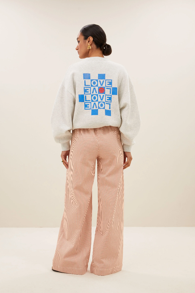By Bar - Bibi Love Sweater - 815 light grey melee