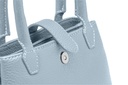 FIA | hellblau | silber | genarbt