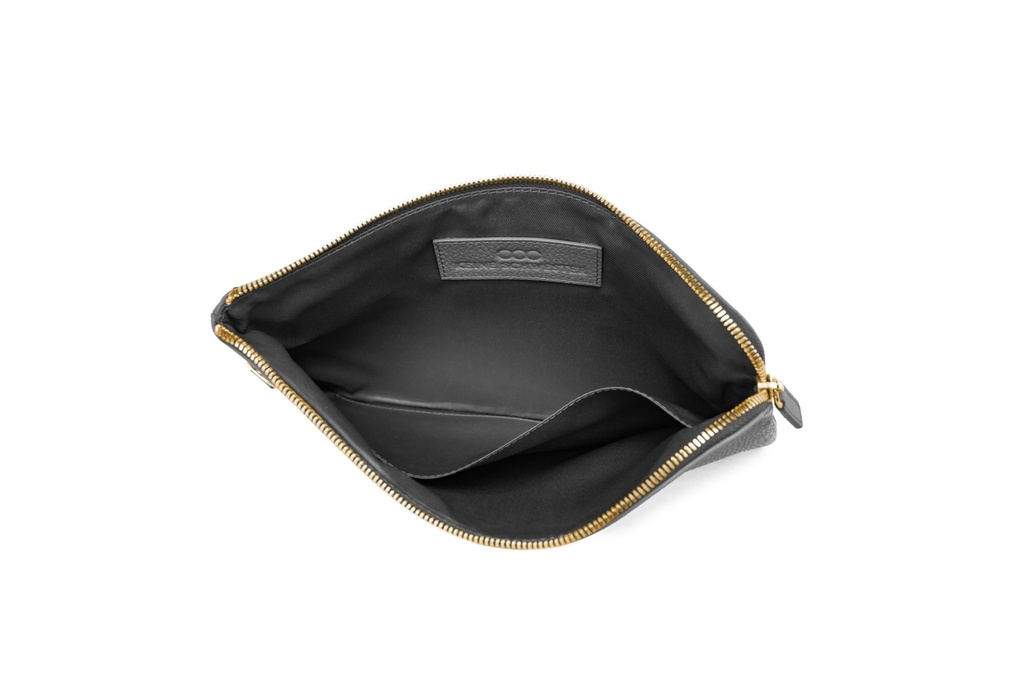 MAXI FENJA | dunkelgrau | gold | genarbt