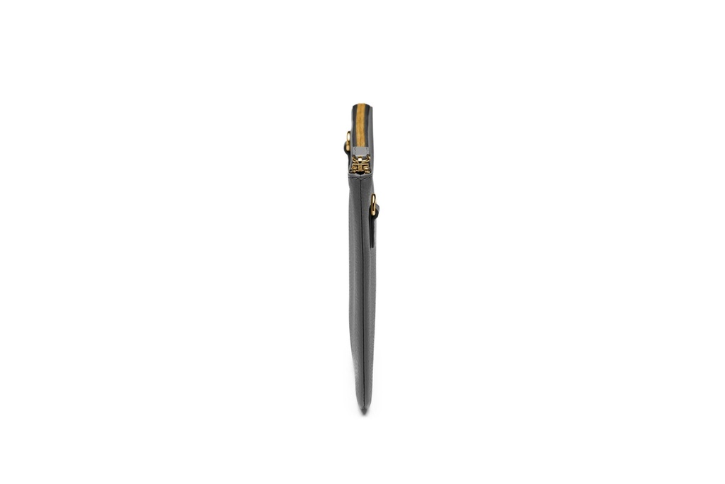 MAXI FENJA | dunkelgrau | gold | genarbt