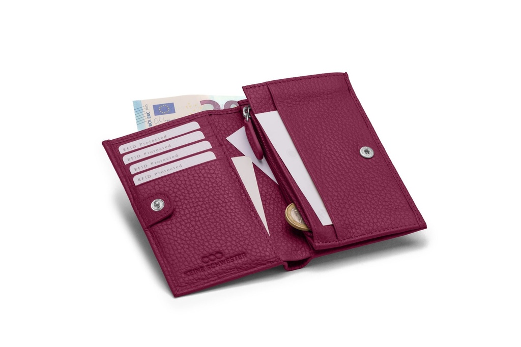 LOU | pink | silber | genarbt (Kopie)