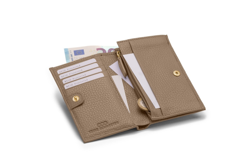 LOU | taupe | gold | genarbt
