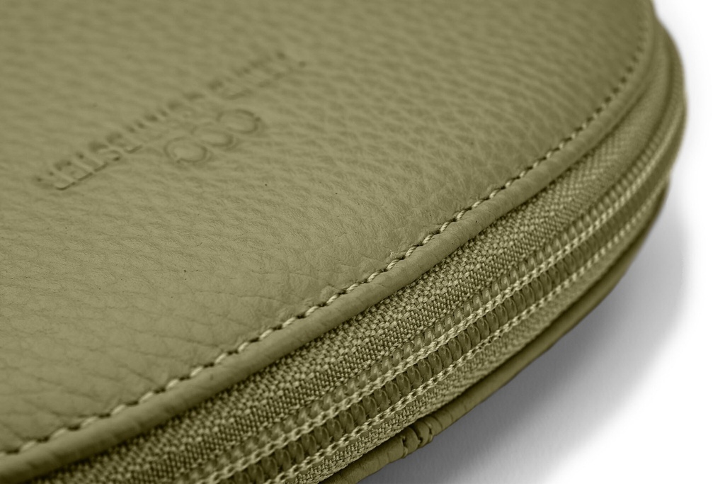 ANKE | oliv | gold | genarbt