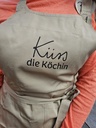 Moe - Küchenschürze Küss die Köchin - beige