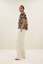 By Bar - Vina Zebra Blouse - 970 Black Zebra Print