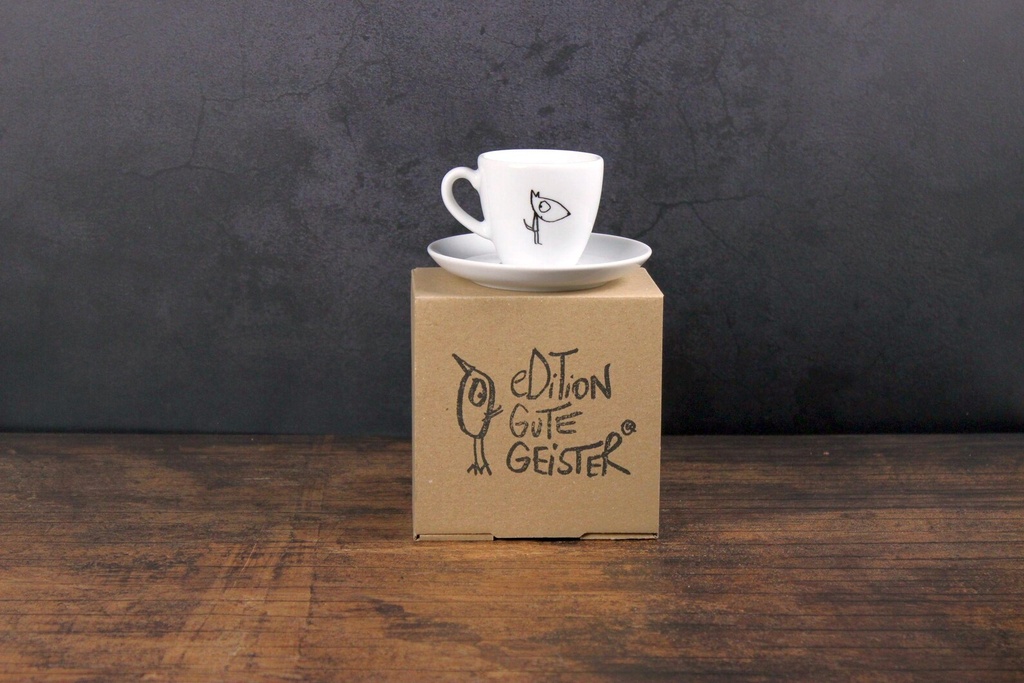 Edition gute Geister - Espressotase mit Untertasse - Nö