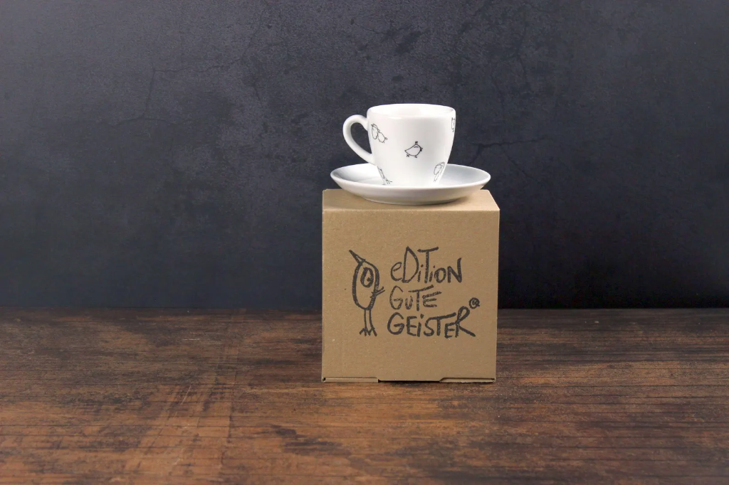Edition gute Geister - Espressotase mit Untertasse - Ommm