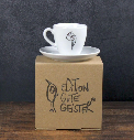 Edition gute Geister - Espressotase mit Untertasse - Und?