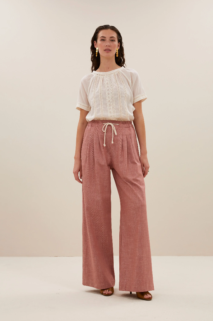 By Bar - Jaxx Twill Pants - 355 Old pink