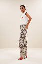 By Bar - Lew Cheetah Pants - 797 Cheetah print