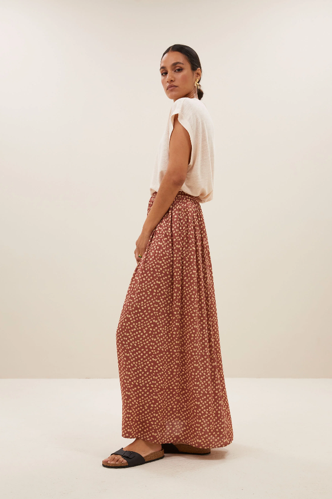By Bar - Mason Linen Top - 025 Oyster