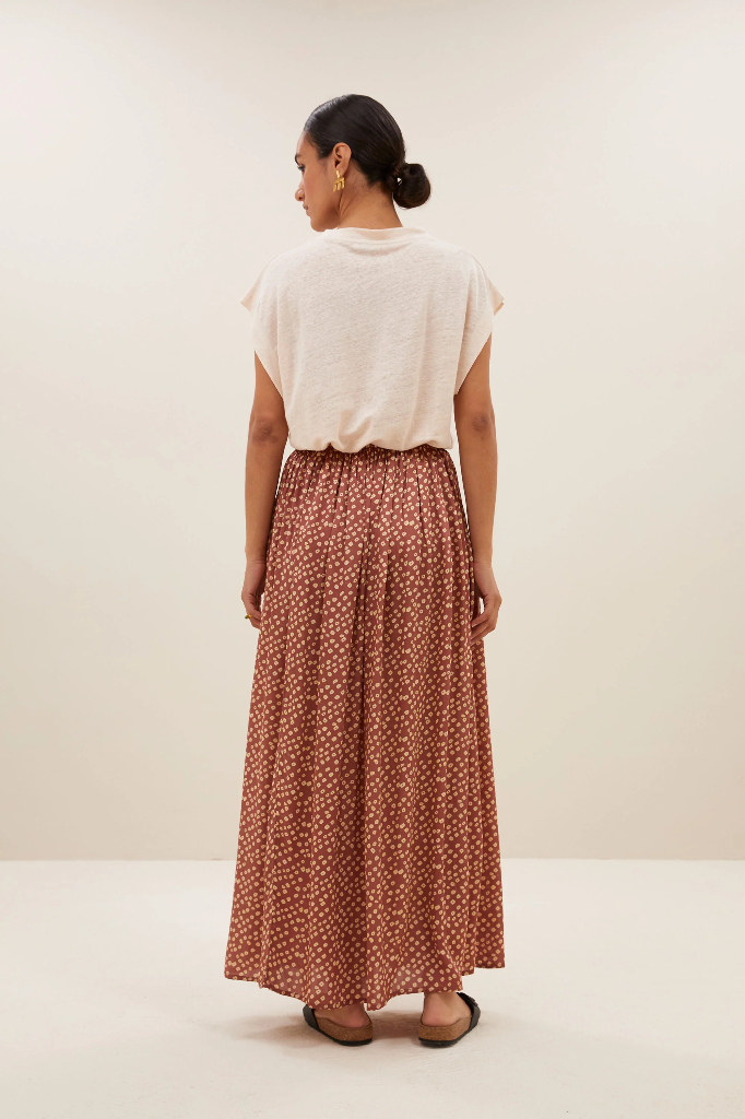 By Bar - Mason Linen Top - 025 Oyster