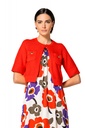 Caroline Biss - CARDIGAN - COTTON MIX - SOLID - SHORT SLEEVE - CHERRY 