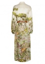 Caroline Biss - FLOWING DRESS WITH BOTANICAL PRINT MOTIF multicolour