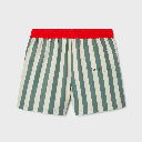 Billybelt - Badehose grün / beige gestreift
