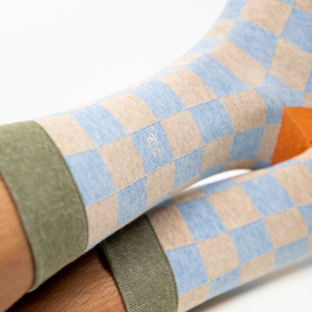 Billybelt - Baumwollsocken kariert Monza