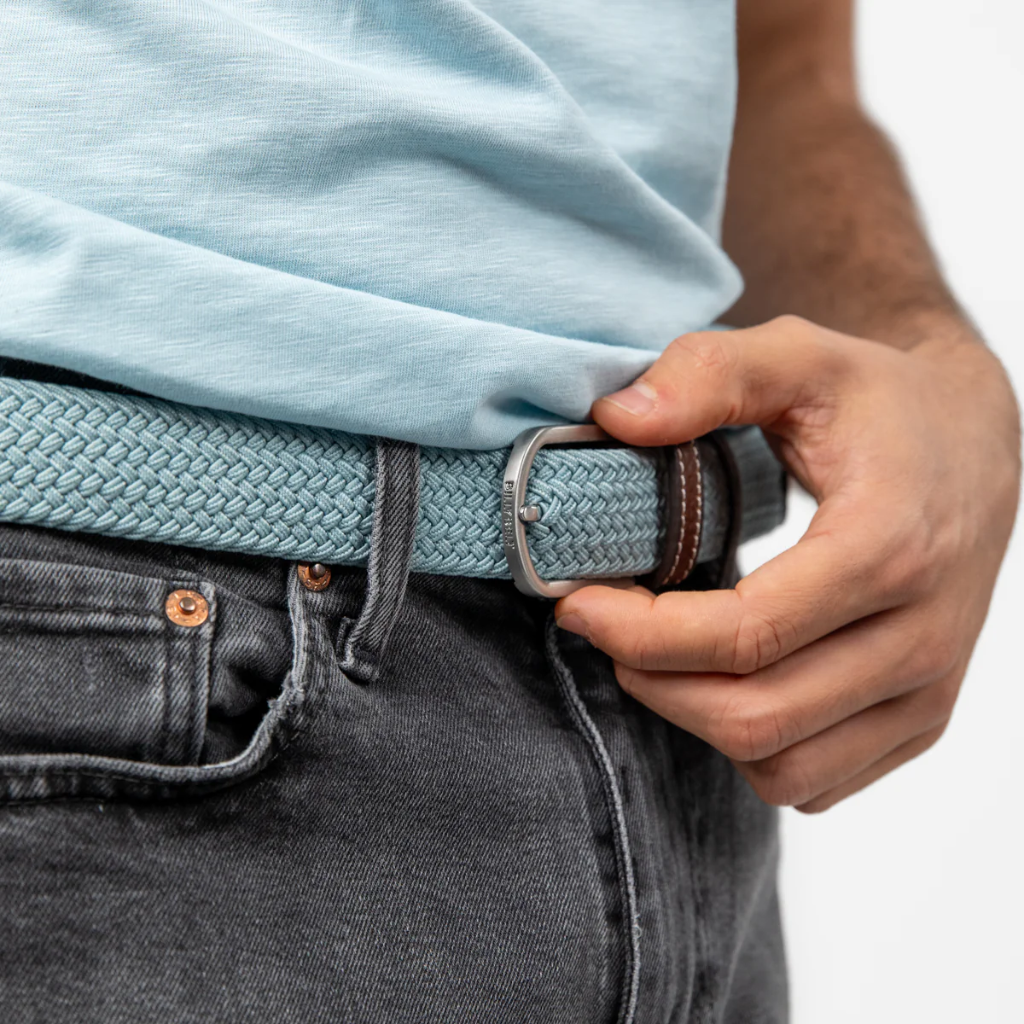 Billybelt - Elastischer Flechtgürtel - Cloudy blue