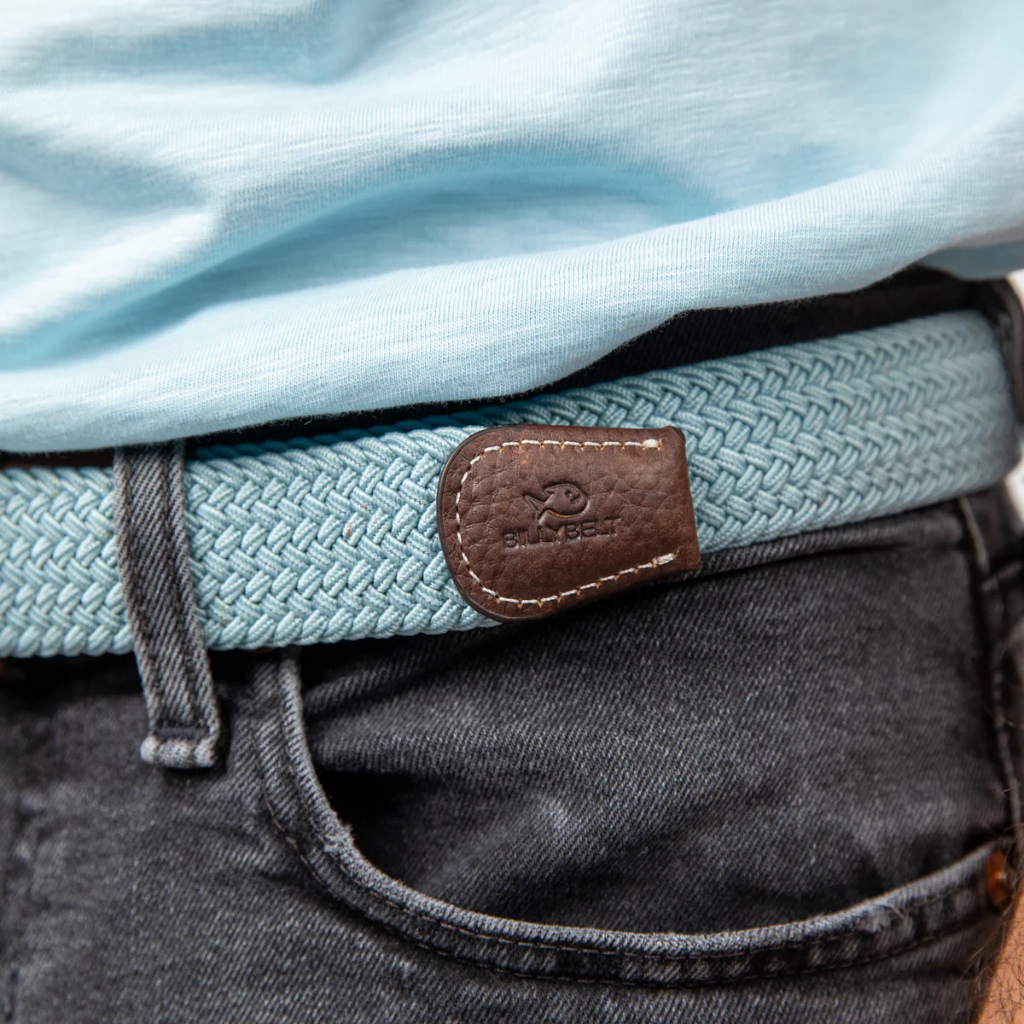 Billybelt - Elastischer Flechtgürtel - Cloudy blue