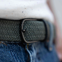 Billybelt - Elastischer Flechtgürtel - Forest green