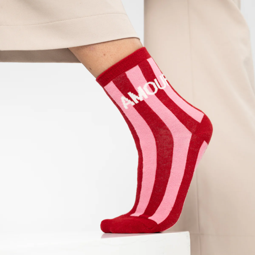 Billybelt - Gestreifte Socken Amour - Gr. 37-40