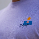 Billybelt - T-Shirt Bio-Baumwolle Vintage bedruckt - violett