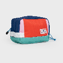 Billybelt - Toilet bag - Kulturbeutel Toilettentasche aus recyceltem Polyester - Rot / Blau