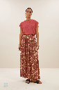 By Bar - Mason Linen Top - 497 Earth Red
