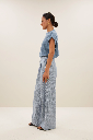 By Bar - Mason Linen Top - 706 Blue Stone