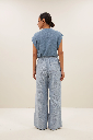 By Bar - Mason Linen Top - 706 Blue Stone