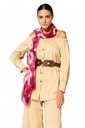 Caroline Biss - SCARF WITH COLOURFUL SPRING PRINT multicolour pink