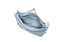 ANNA | hellblau | silber | genarbt