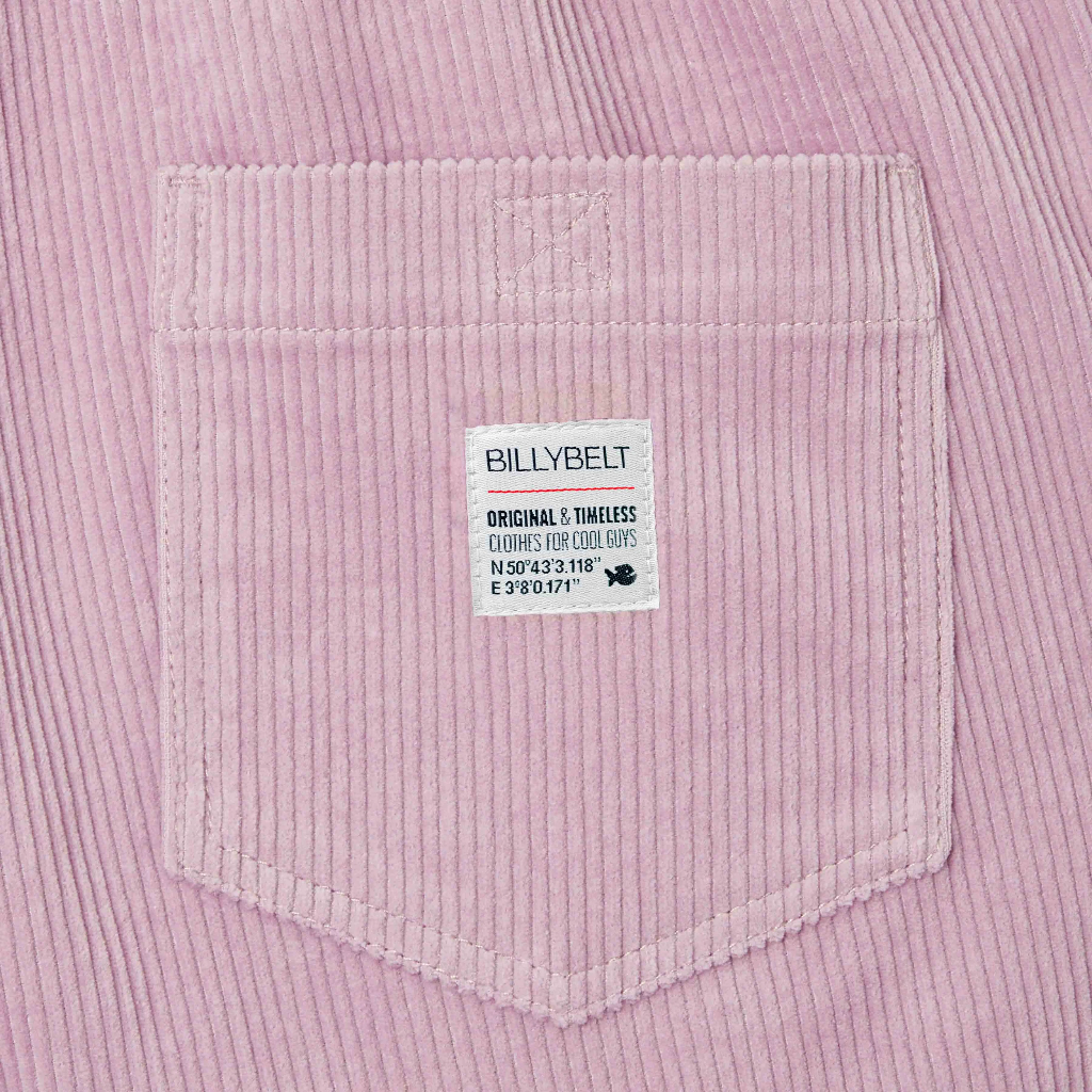 Billybelt - Sommer Shorts Beach Horizon aus Samt - Parme hellblau
