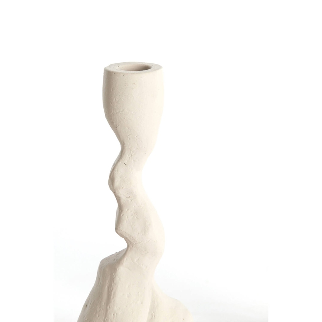 Light & Living - Kerzenhalter ARKADIA creme 10x9x22,5cm