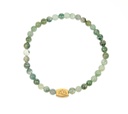 Mas Jewelz - Edelstein Armband - Moosachat - 3mm model 1