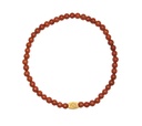 Mas Jewelz - Edelstein Armband - Rote Koralle - 3mm model 1