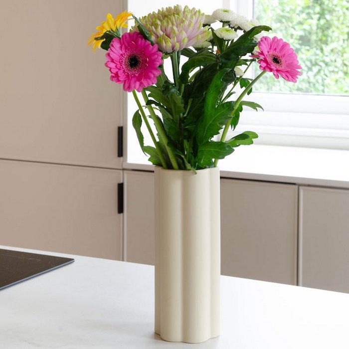 Vase Juul beige