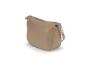 MAXI IDA | taupe | silber | genarbt