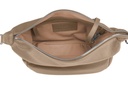 MAXI IDA | taupe | silber | genarbt