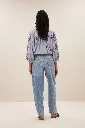 By Bar - Becky Pinstripe Blouse - 813 Indi Grey