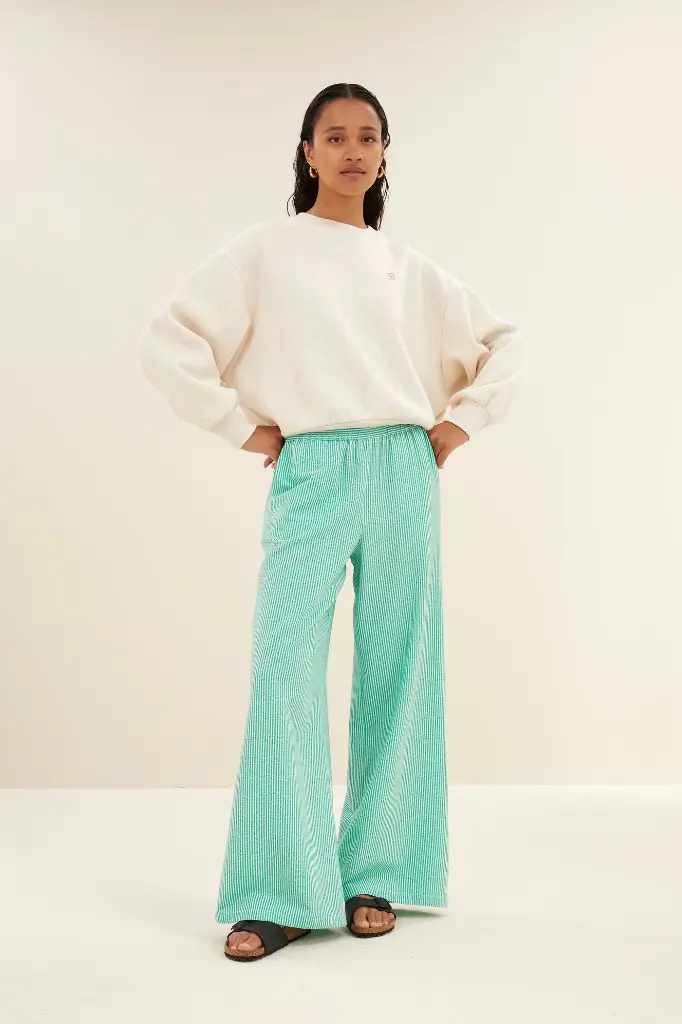 By Bar - Bibi Disco Sweater - 826 oyster melee