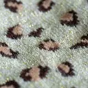 Billybelt - Baumwollsocken Leo Beige glitter