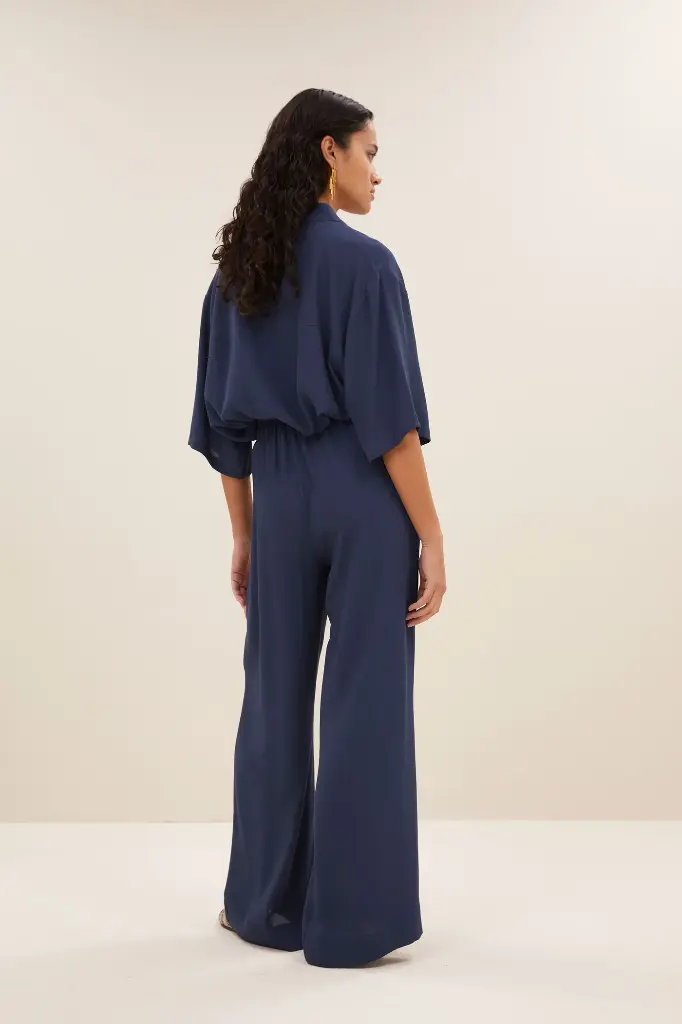 By Bar - Benji Viscose Pants - 1614 Winter Blue